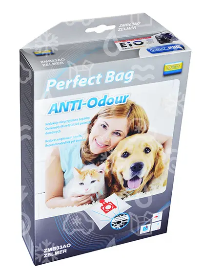 sáčky z mikrovlákna ZELMER, (4+1), červený, ANTI ODOR, WORWO